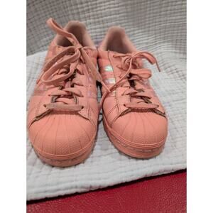 Pink Adidas Iridescent Superstar Shoes Women's Size 5 1/2